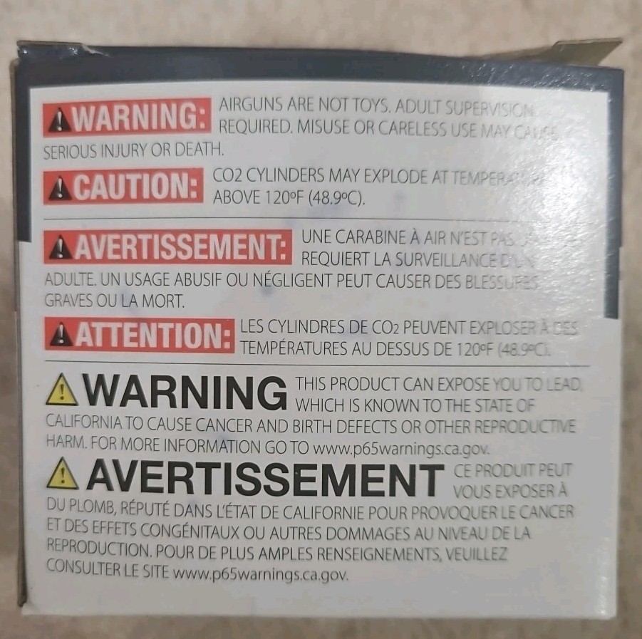 Daisy Power Line Co2 Premium 20 Count Missing 5 From Box