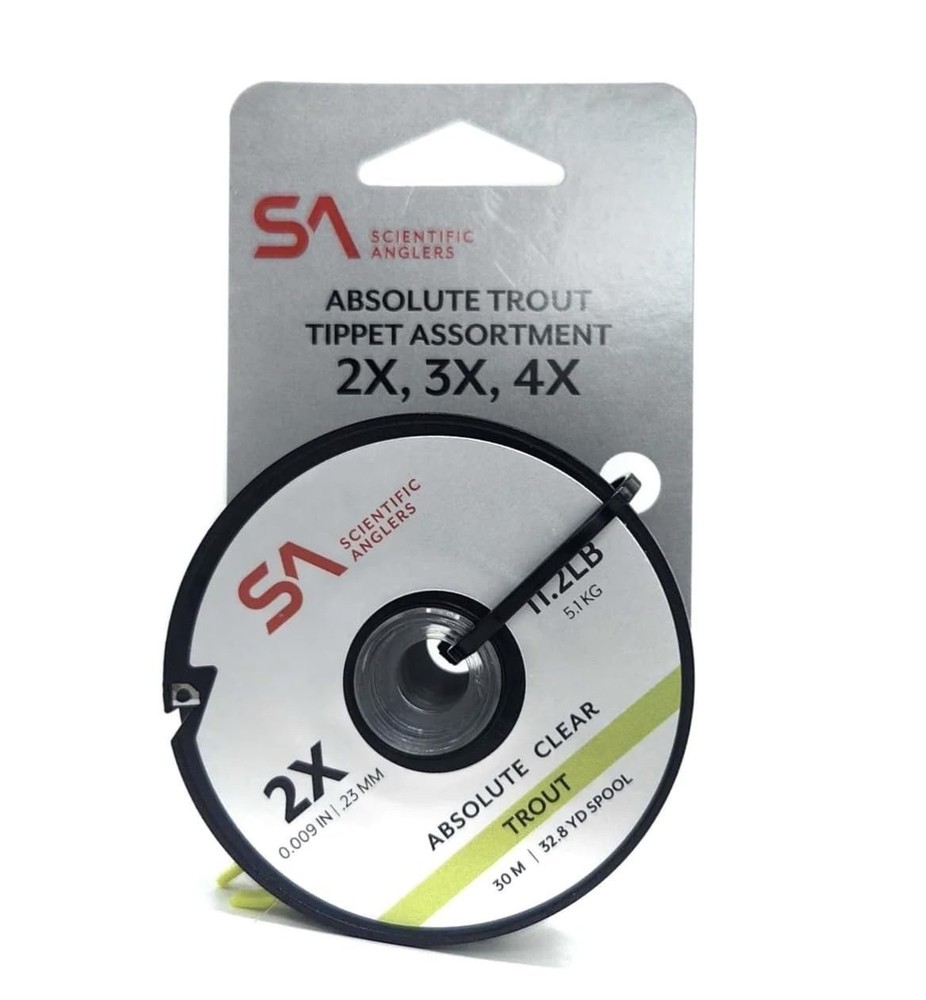 Scientific Anglers Absolute Trout Clear Tippet Assortment - Includes...