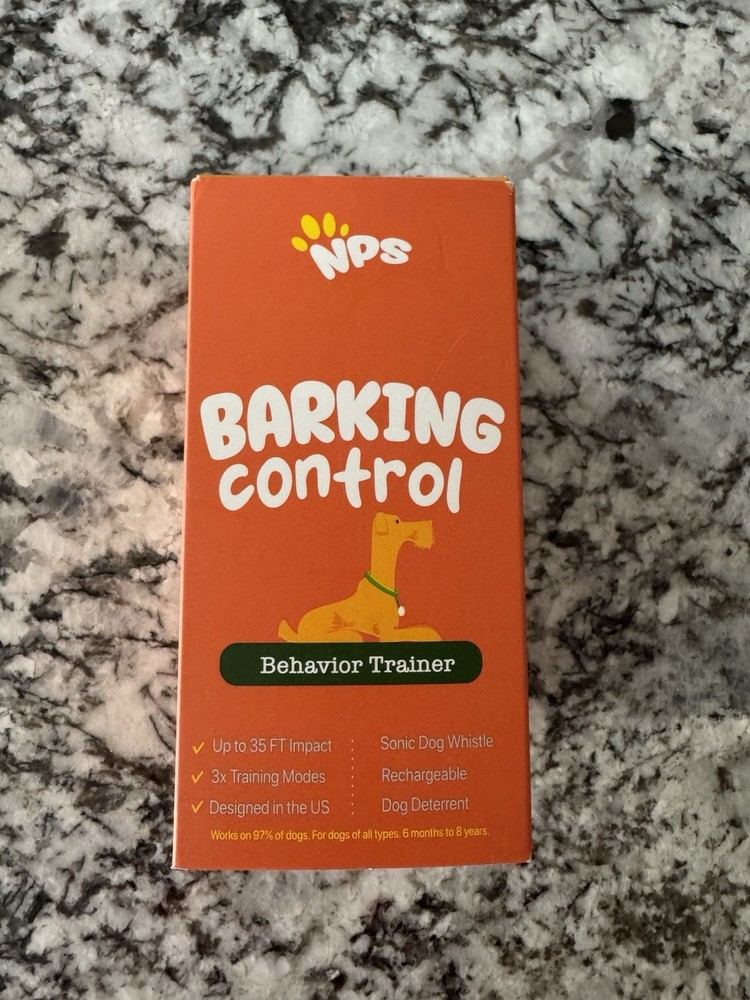 NPS Alpha Dog Trainer Anti-Barking Control Device USB Rechargeable