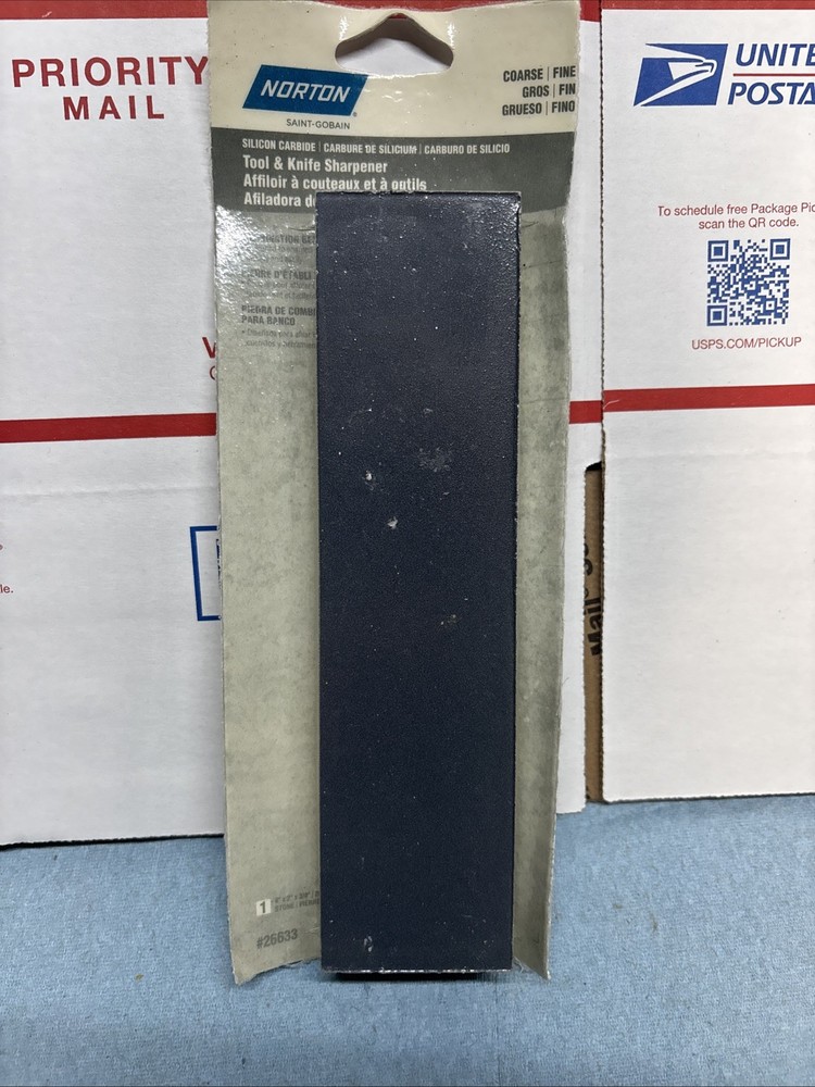 Norton Silicon Carbide Sharpening Stone, Double Sided
