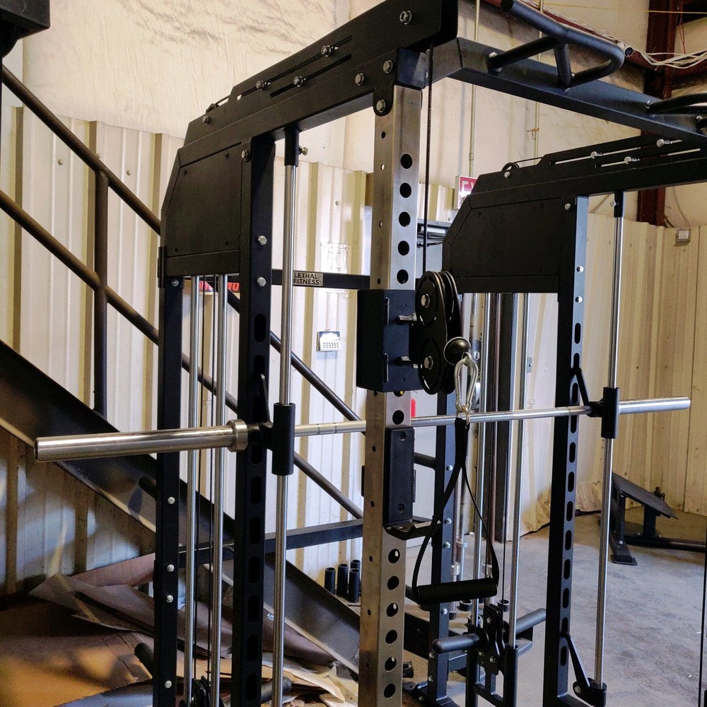 NEW Light Commercial Trainer Power Rack with Smith Machine, Functional Trainer