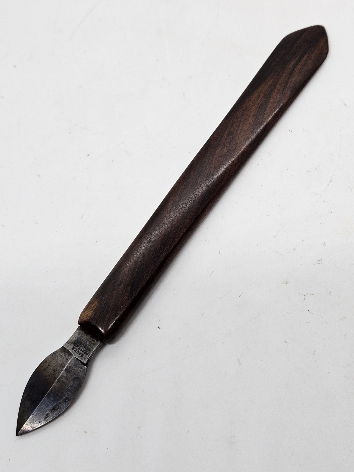 Antique 1800's Single Blade Barber's Bloodletting Quack Medical Scalpel Fleam