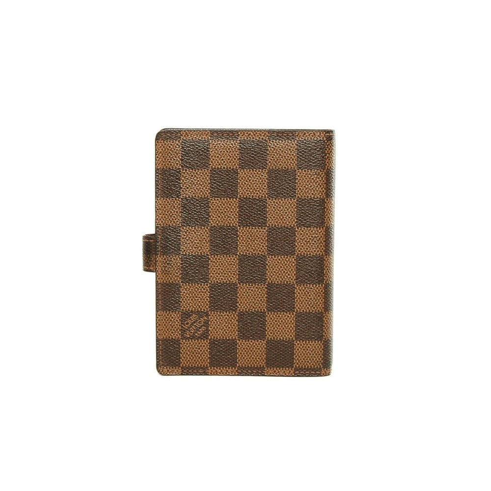 Louis Vuitton Damier Ebene Small Ring Agenda Cover