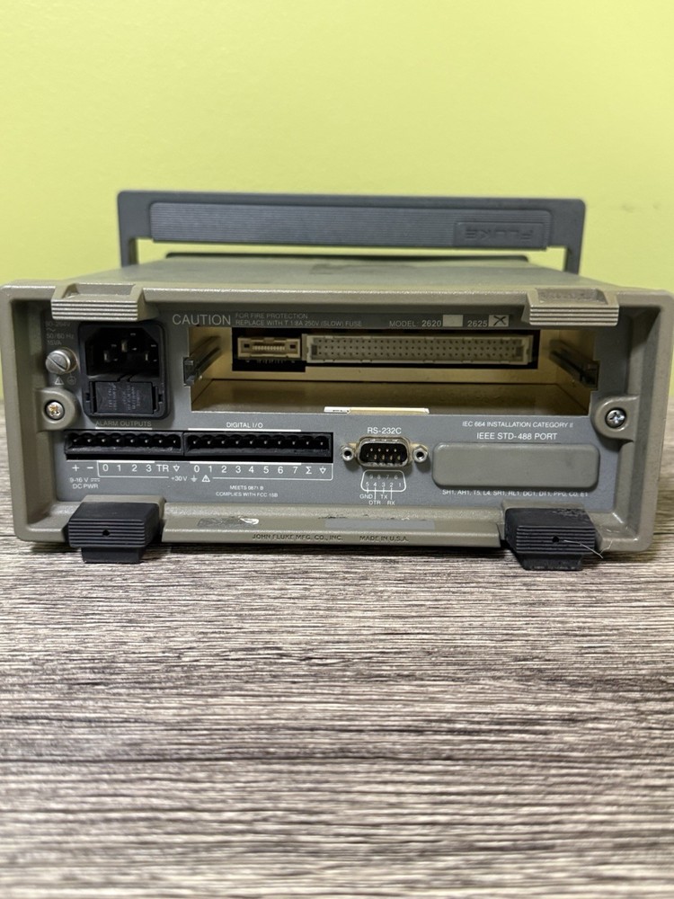 Fluke Hydra 2625 Data Logger Universal Input Module 20 Channels Voltage RS-232C
