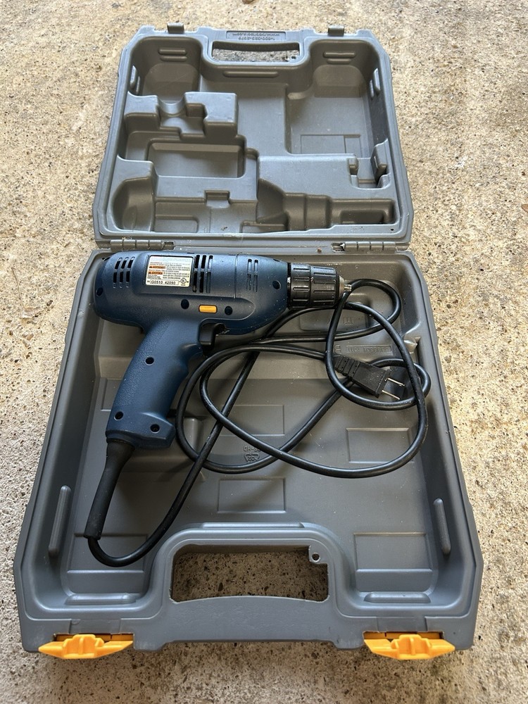Ryobi Corded Power Drill 3/8" With Case