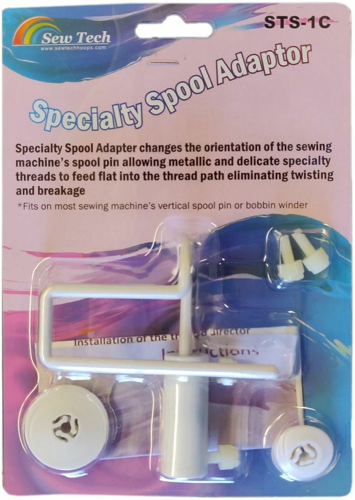 Specialty & Metallic Thread Spool Pin Adapter for Sewing Machines