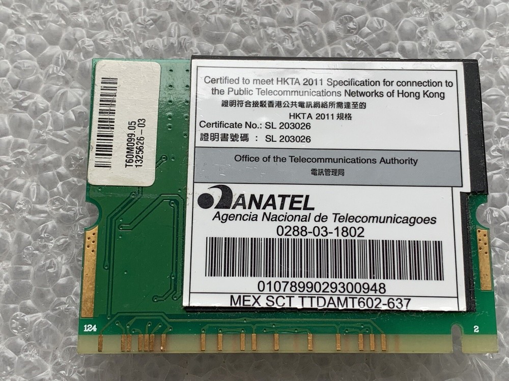 Modem Card 56 K Mini