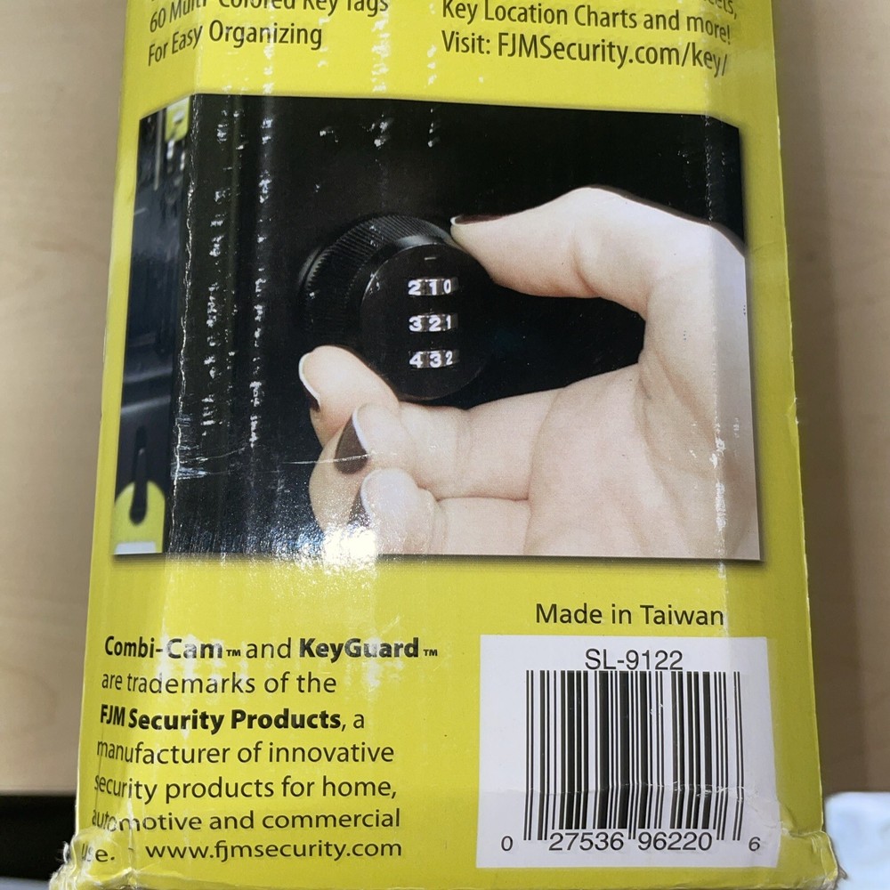KeyGuard Combination Key Cabinet 122 Key Hooks (Used)