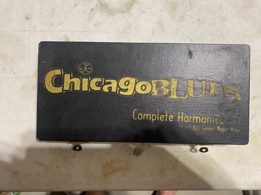 Kay Chicago Blues Harmonica 7 pc Set In Case
