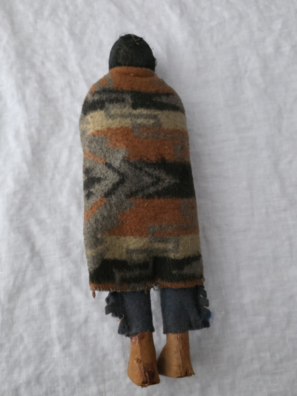 Vintage Skookum Male Native American Doll Bully 11"