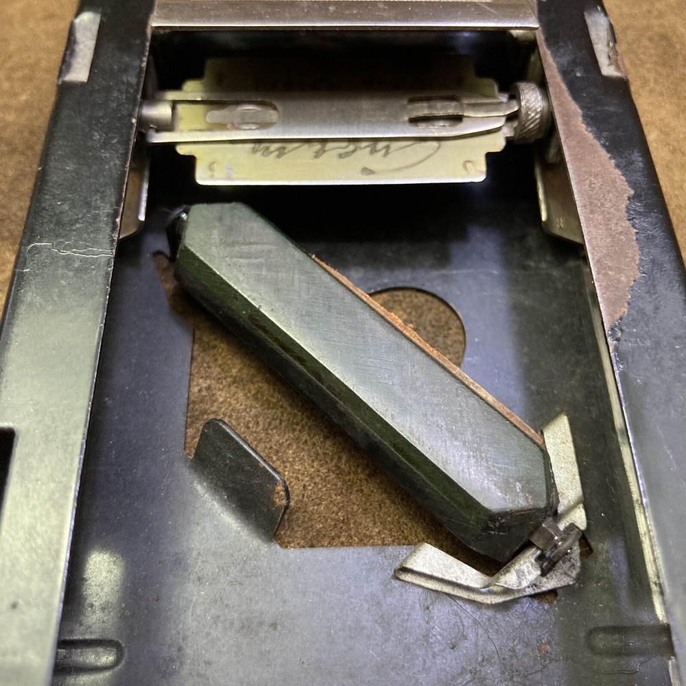 Vintage Soviet Razor Blade Sharpener MOSSTAMP USSR