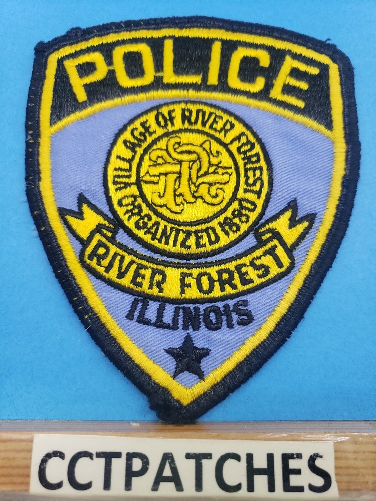 RIVER FOREST, ILLINOIS POLICE SHOULDER PATCH IL