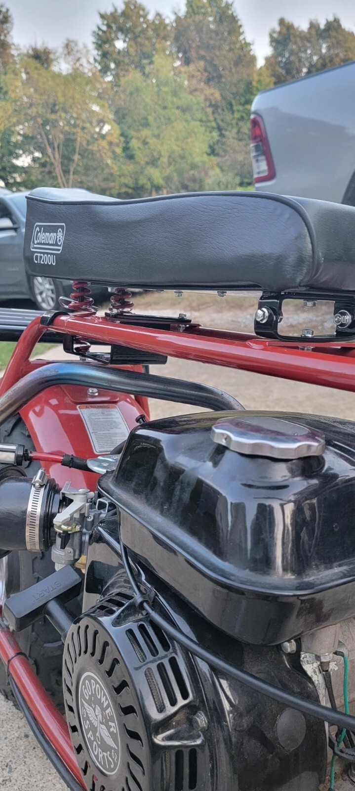 Seat Spring Modified Kit for Coleman CT200U 196cc Hisun HS200U Mini bike parts