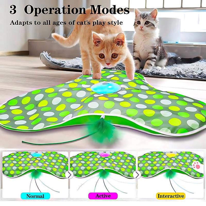 Hide and Seek Cat Toys, in-The-CoverUnpredicatable Moving Feather, Interac