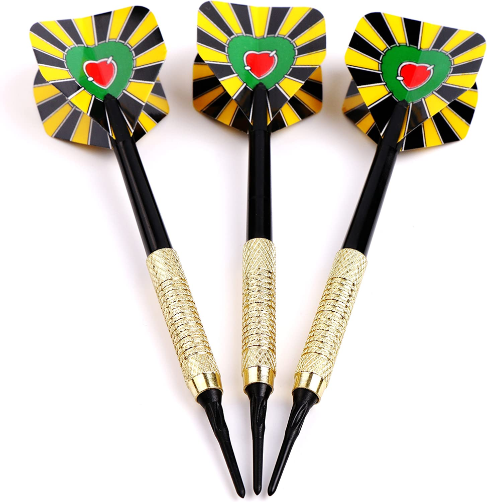 MAXMAU Soft Tip Darts for Electronic Dartboard Plastic Point Dart with Standard