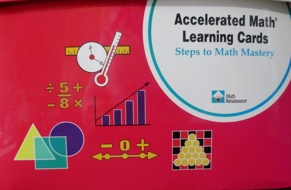 MATH RENAISSANCE -ACCELERATED MATH LEARNING CARDS-Steps to Math Mastery - 6th Gr