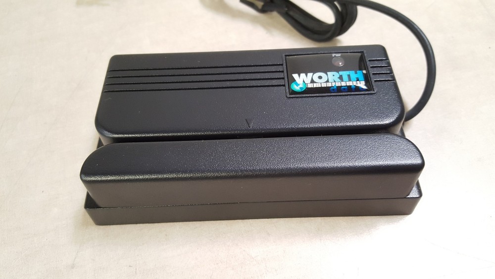 Worth Data F24 Bar Code Slot Badge Scanner