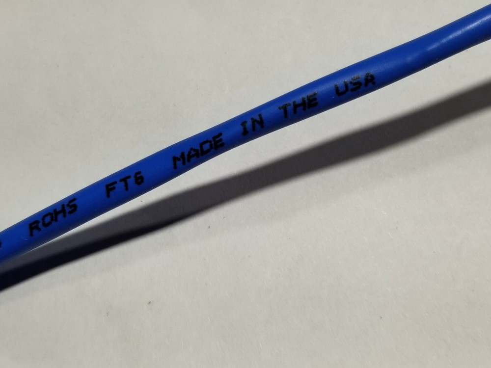 Windy City 002329 18/2C Shielded Twist Pair Plenum Control Cable CMP Blue /100ft