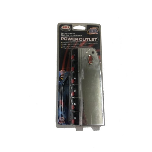 Bell Direct Wire Quick Connect Power Outlet w/ 6 Direct Connections - Silver