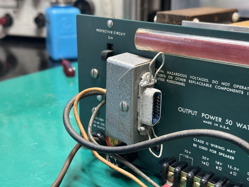 Altec 351B mono amplifier Working - Repaired