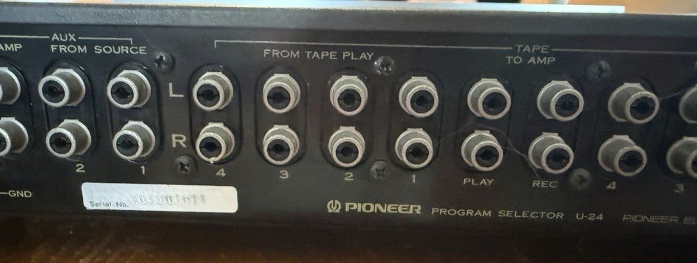 PIONEER U-24 Passive Type Multi Function Audio Program Selector Good