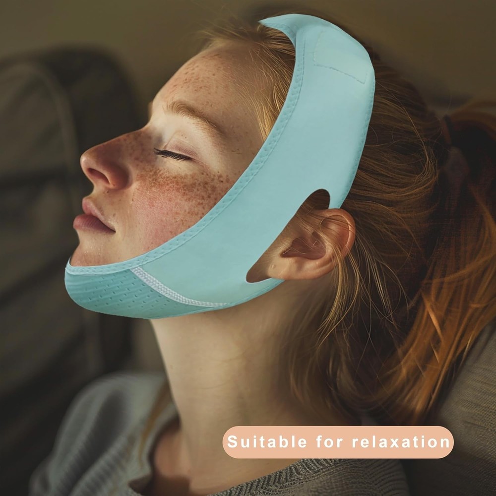 Comfortable Chin Strap & V Line Lifting Mask for Defined Jawline Support