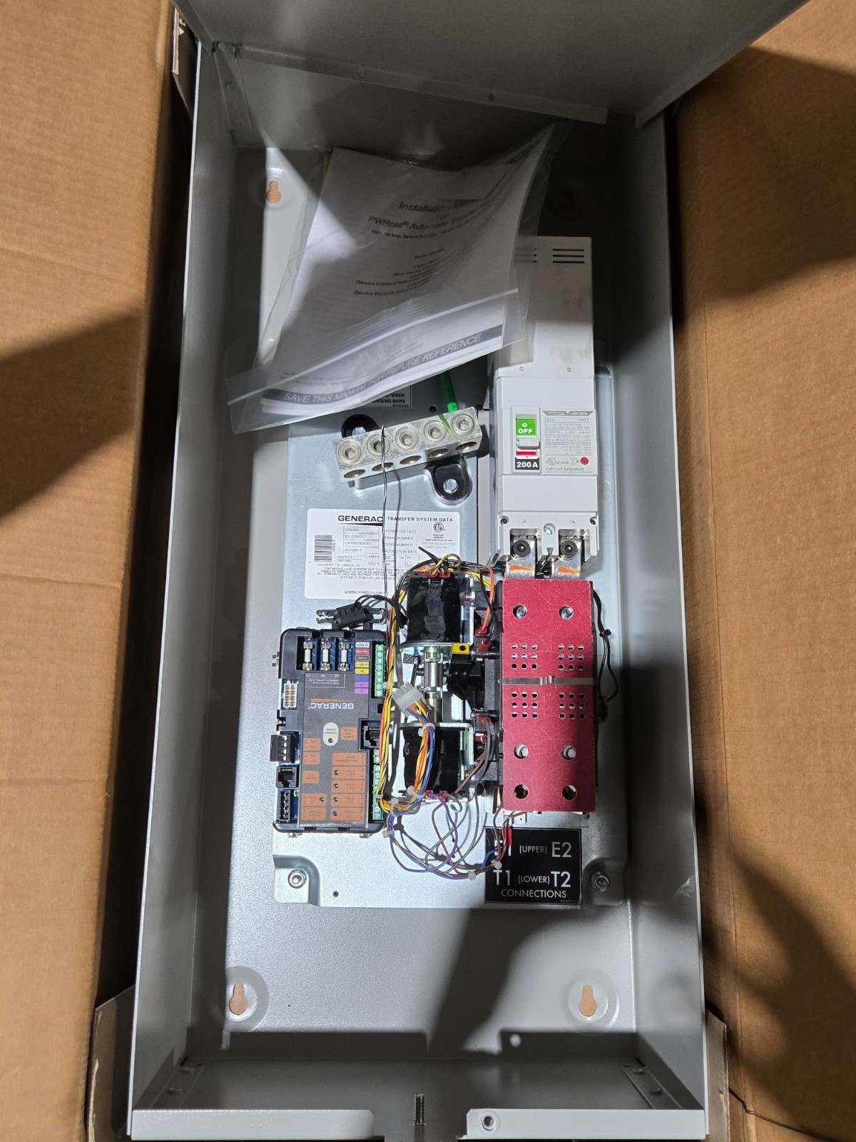 Generac PWRCell SE Rated Automatic Transfer Switch 200 Amp | CXSW200A3