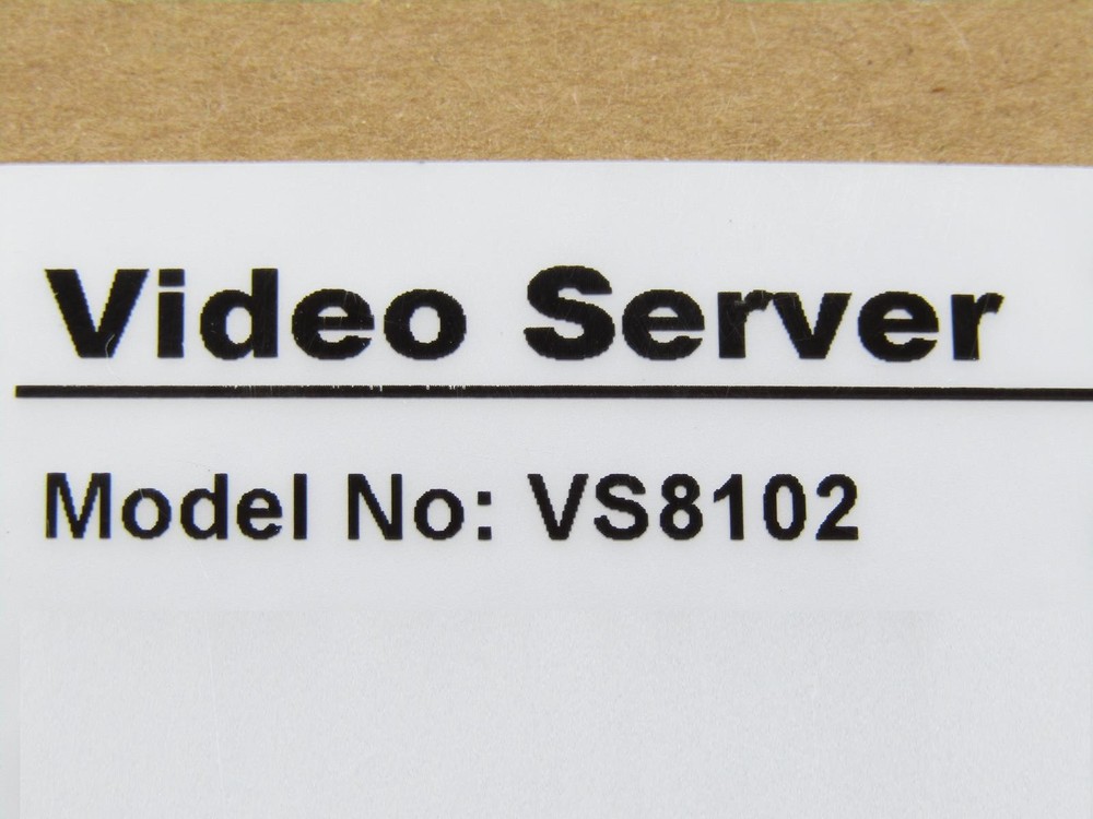 VivoTek VS8102 1-Channel Video Server