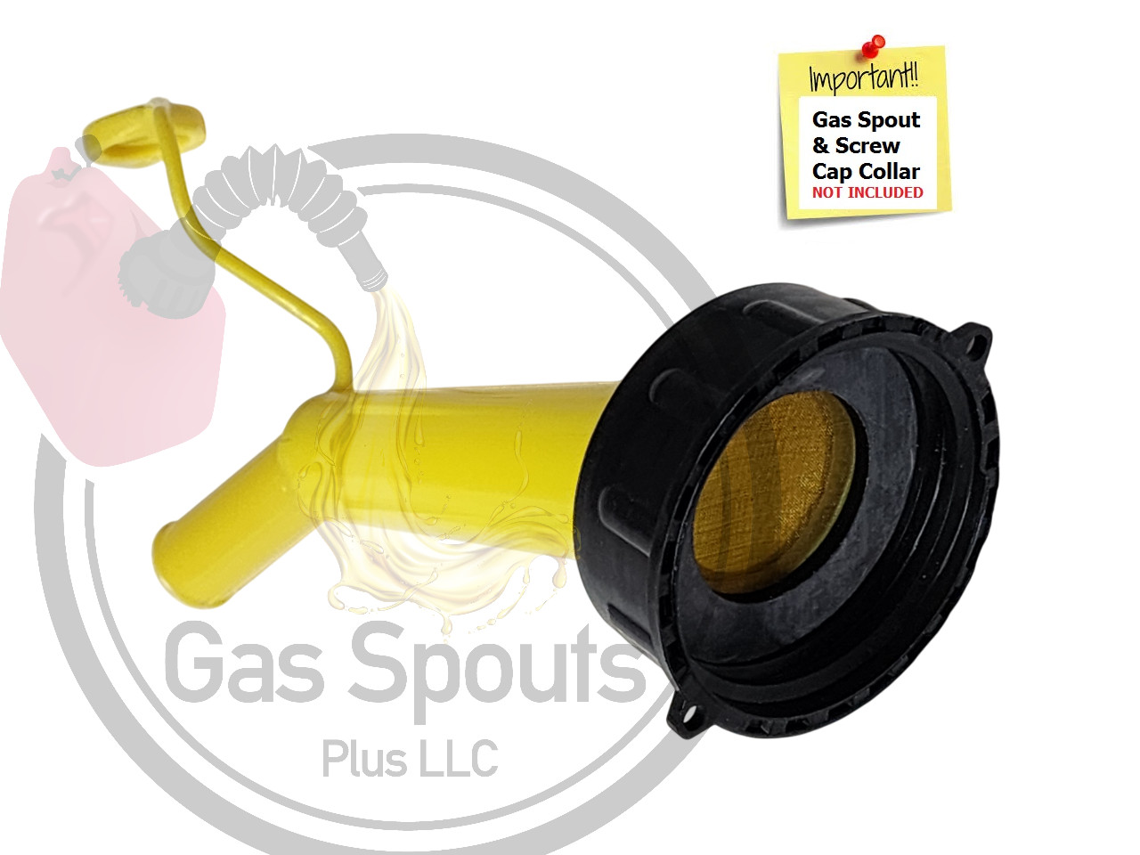 2-Pack Chilton Gas Spout Gaskets "STOP LEAKS" Glue it to spout FIX YOUR CAN MAN!