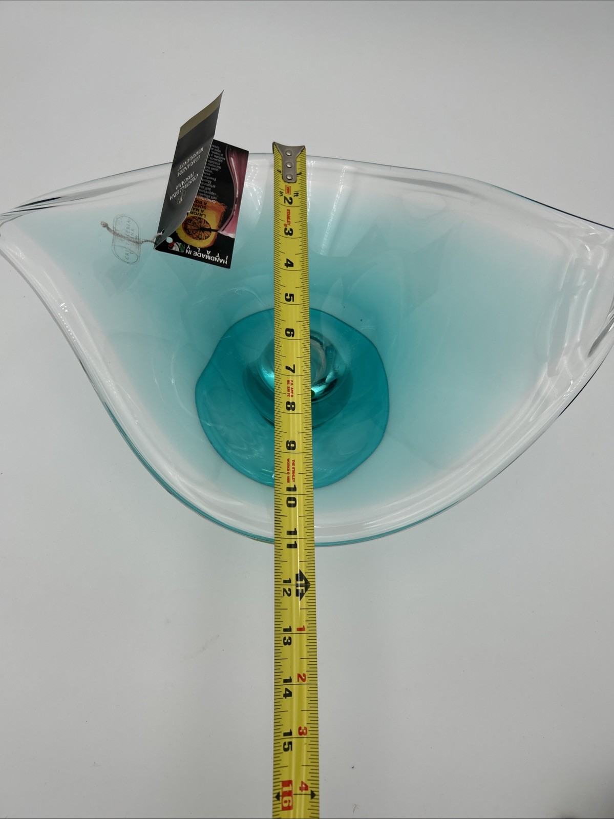 Cristalleria Toscana Blue Crystal Hand Made & Crafted in Italy