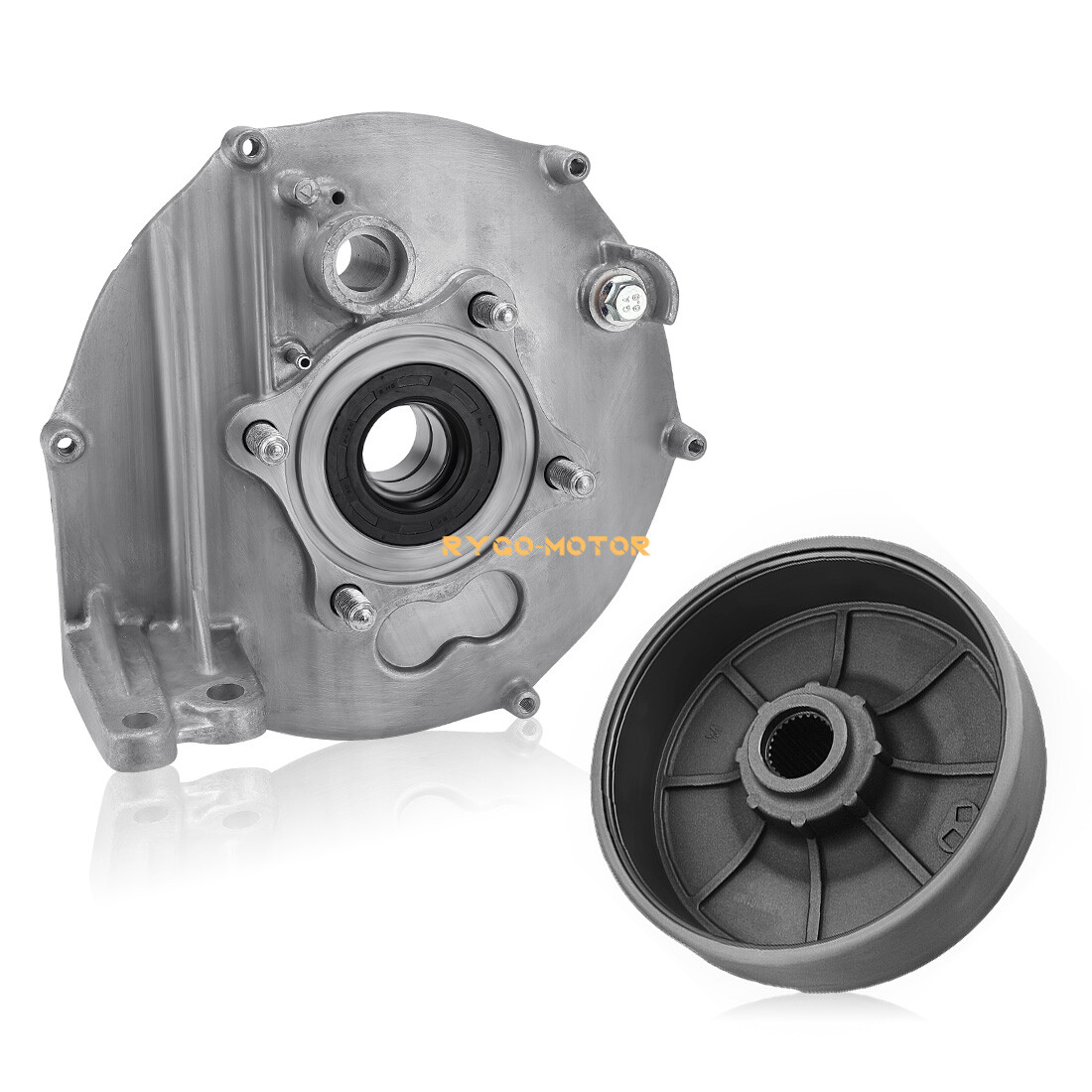 Rear Brake Drum Hub Plate Cover Shoes Kit for Honda Rancher 350 TRX350 2000-2006