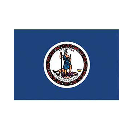VIRGINIA POLYESTER US STATE FLAG  3 x 5 FEET
