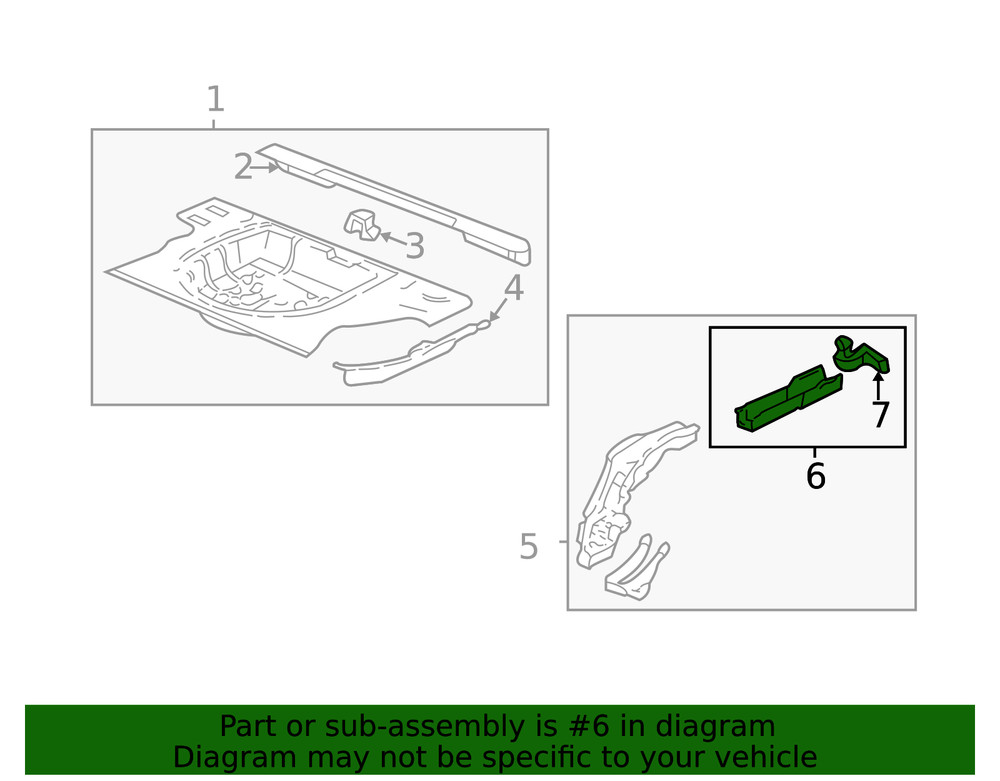 Genuine GM Rail End 22675591