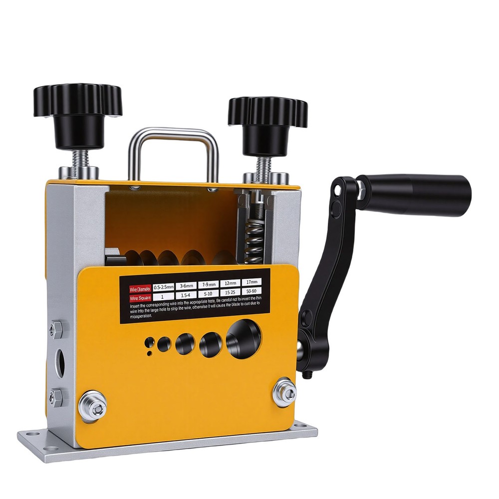 Manual Wire Stripping Machine Drill Powered 6 Channels Portable Cable Stripp NEW