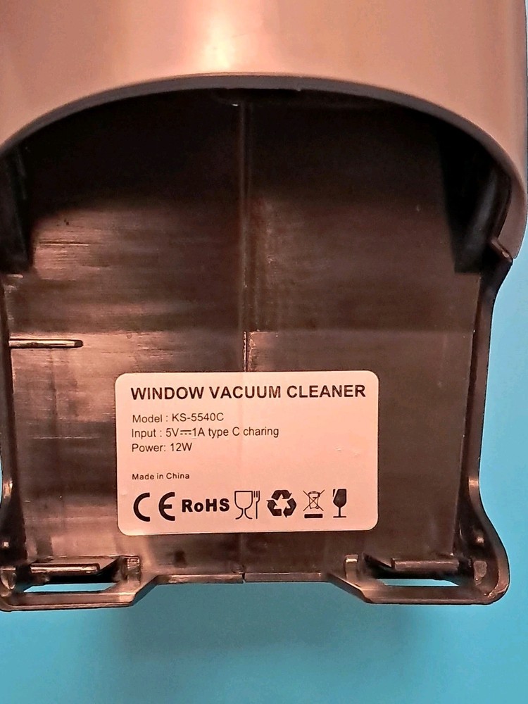 CORDLESS WINDOW VACUUM CLEANER SQUEEGEE TOOL SET RECHARGEABLE ELECTRIC OPEN BOX