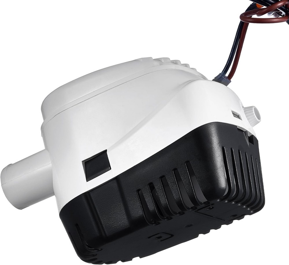 Bilge Pump, 1100GPH 12V Automatic Submersible with Float Switch for Boats/Pools