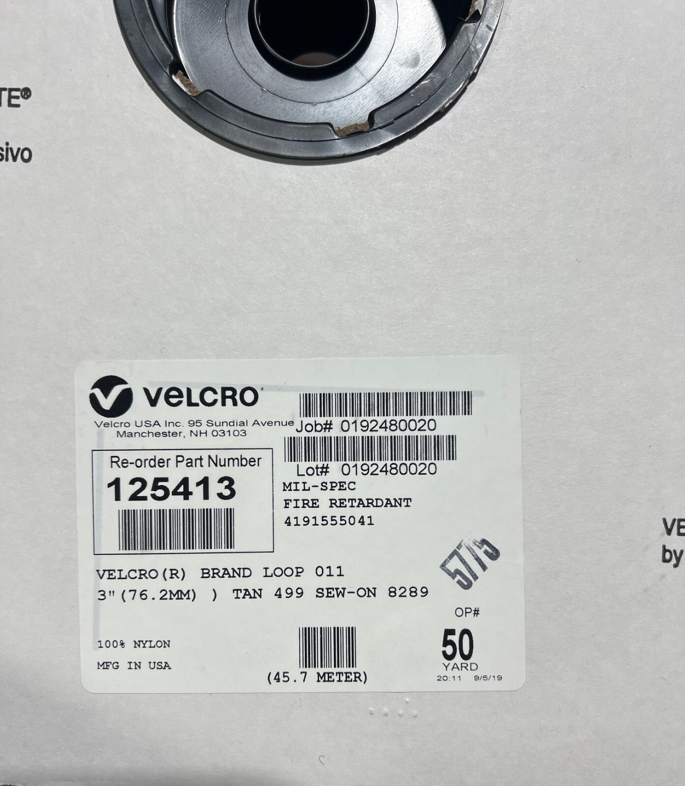 3in Velcro® Brand MIL-SPEC SEW-ON TYPE Loop Perfect For All Sewing Needs