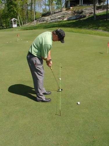 A99 Golf Putting String Guide Line Track with Pegs Putting Alignment 1set/2sets