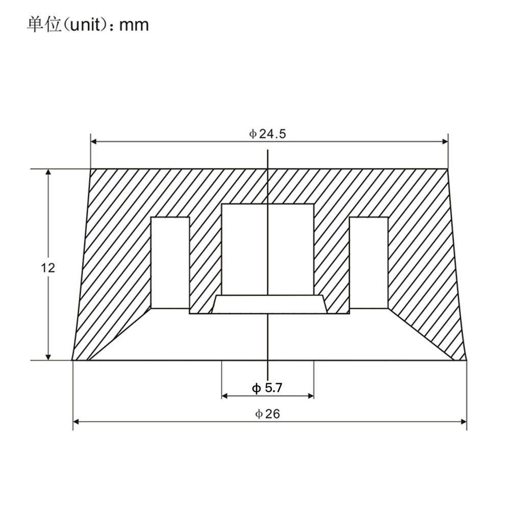 100PCS Volume Tone Control LP Guitar Speed Knobs Button Black & White Numbers