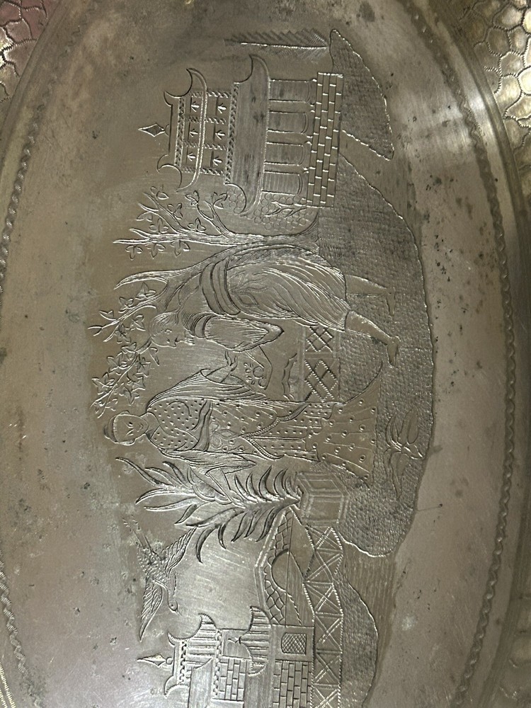 Silver Plated Large Swing Basket