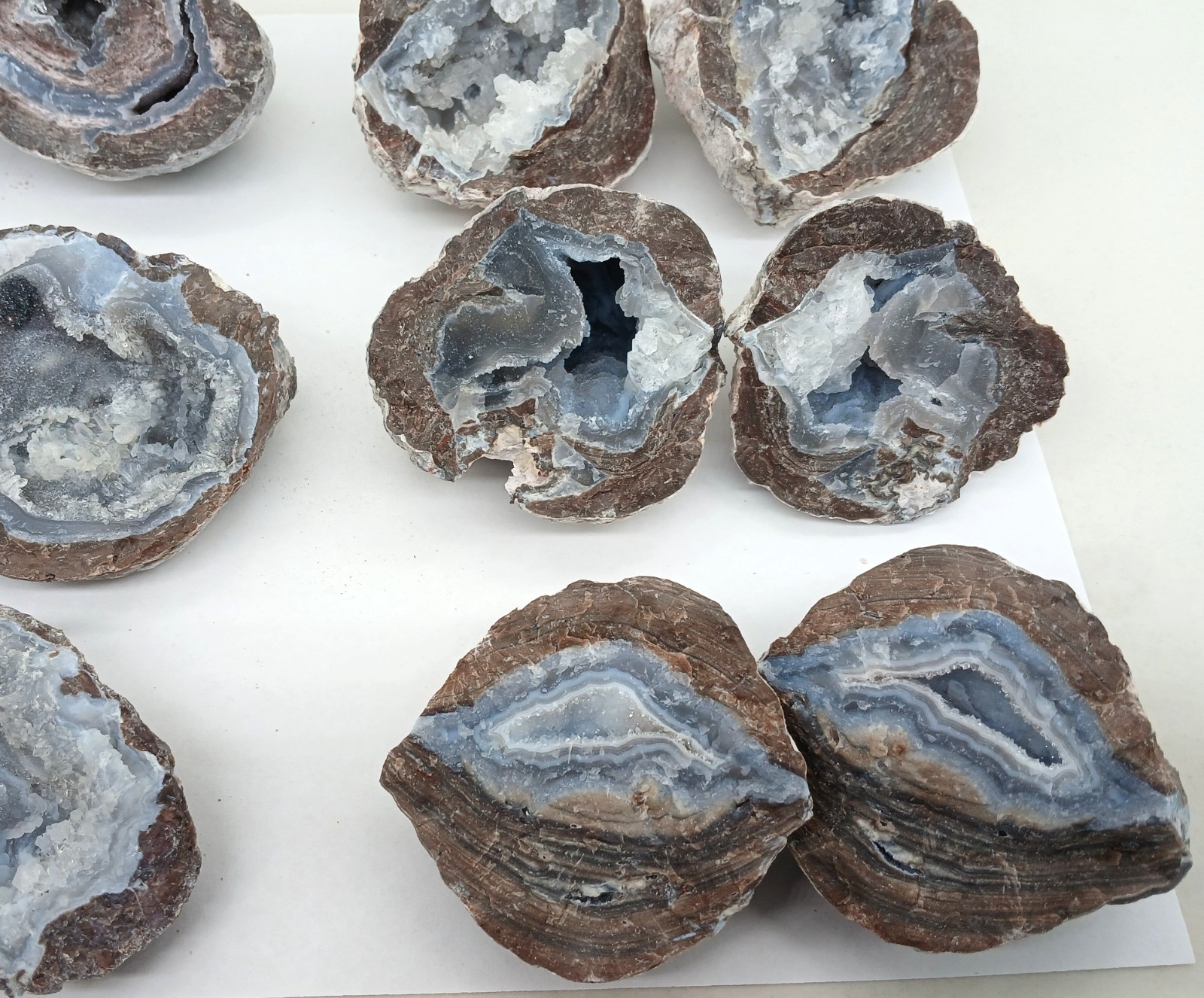 Bulk 2 Pound Group of Small Utah Dugway Geodes Thundereggs 1.50-2.00"