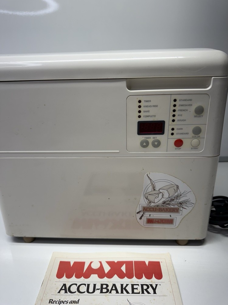 Maxim Accu-Bakery Bread Machine BB-1 Bread Maker