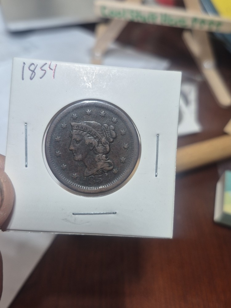 1854 Large Cent