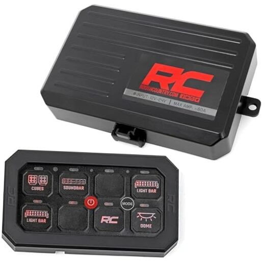 8-Gang Bluetooth RGB Backlit Switch Panel & Relay System - Universal Light &