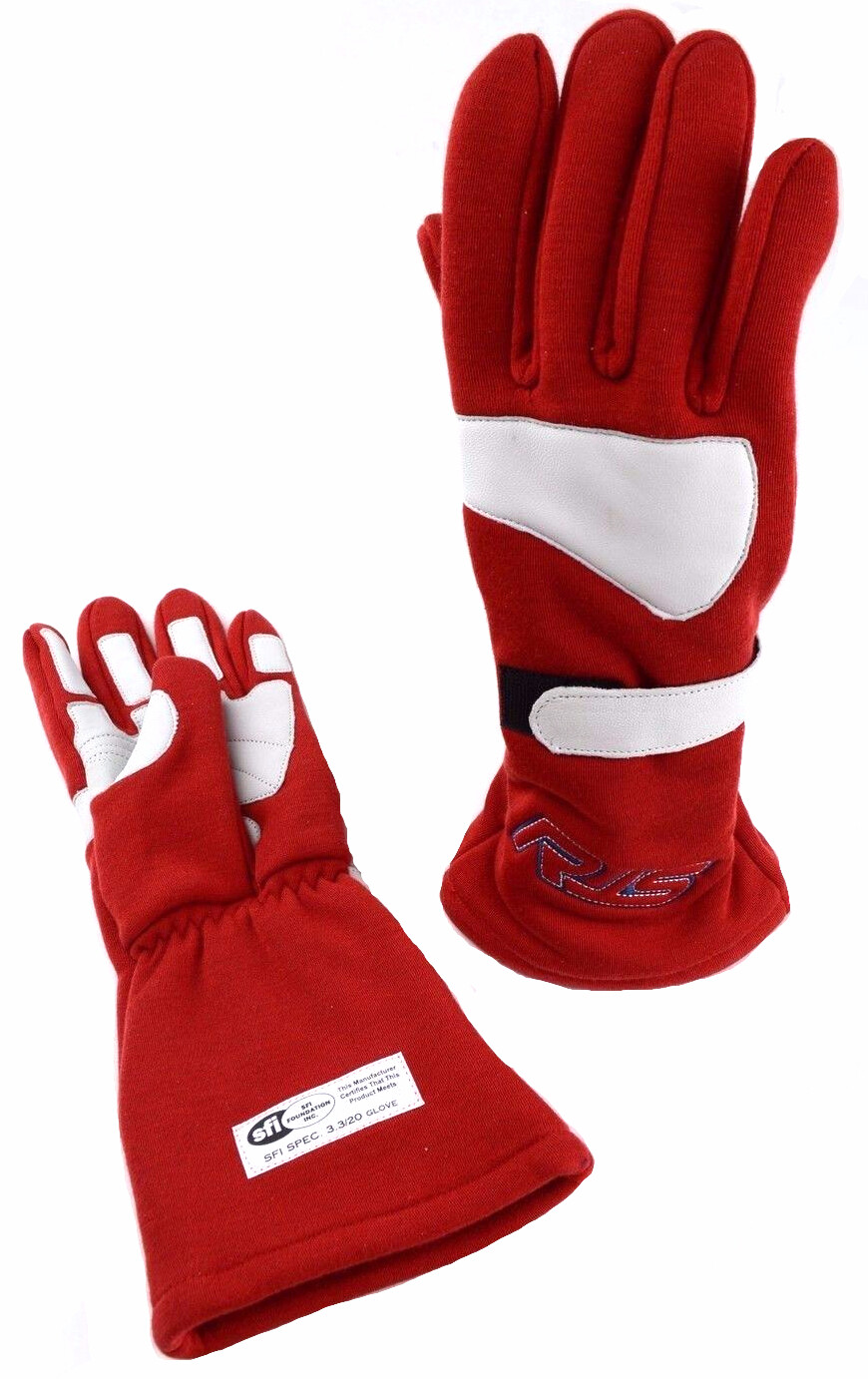 ALCOHOL RACING GLOVES SFI 3.3/20 RACING GLOVES 3-2A/20 RED SIZE 2X
