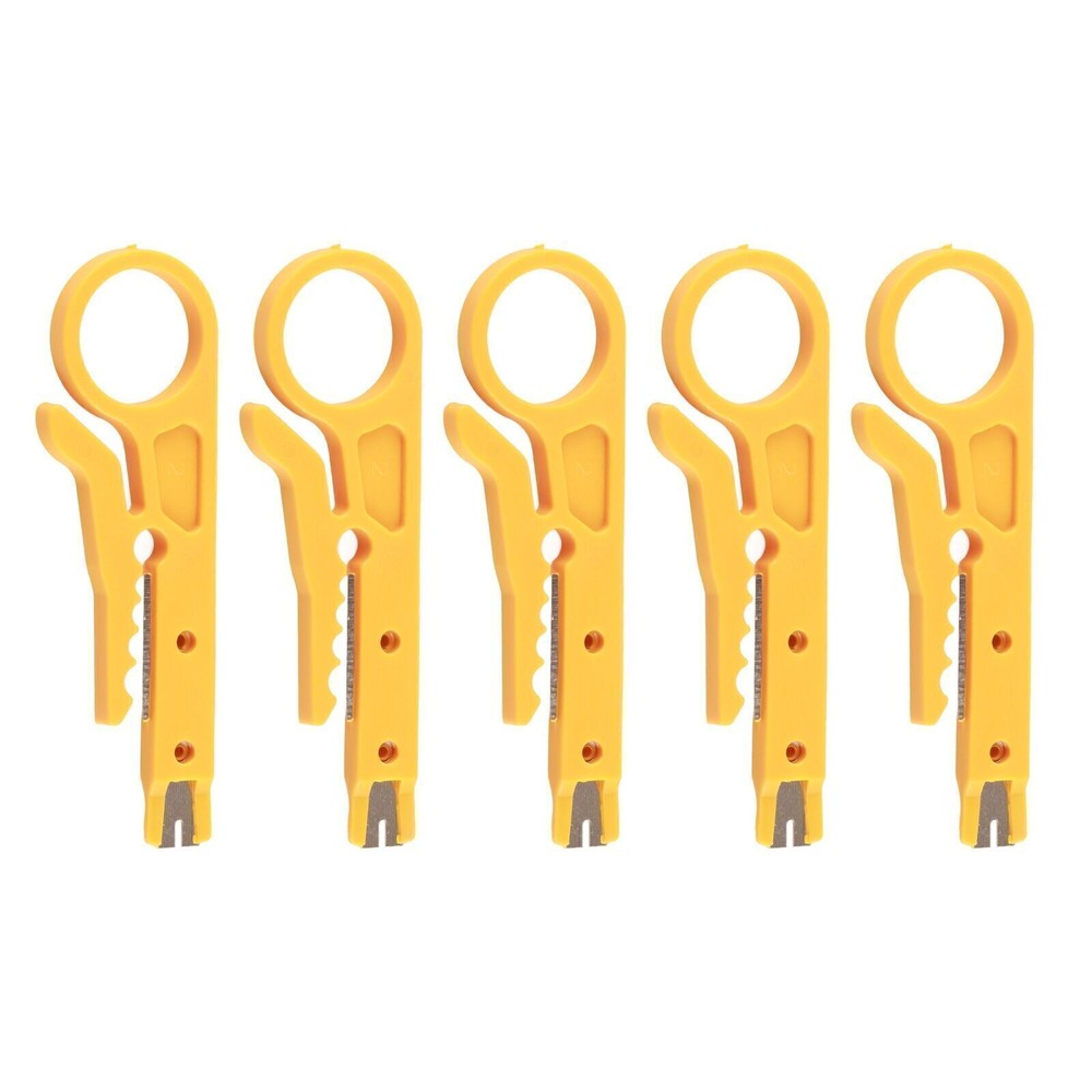 5Pcs Mini Wire Stripper Portable Durable Network Wire Stripper for CAT5 CAT5e