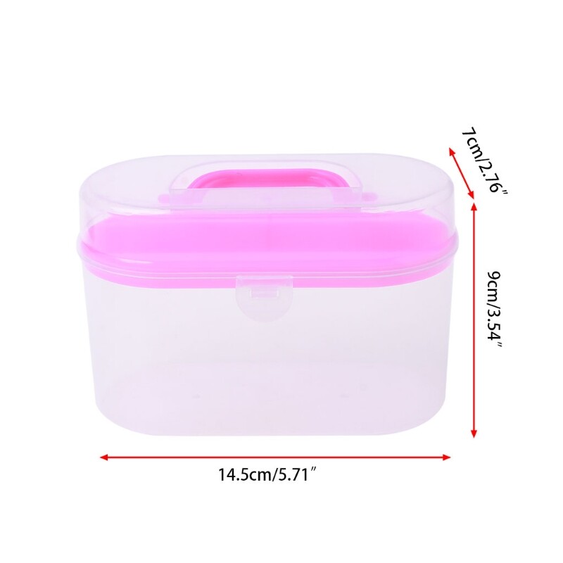 Sewing Tool Storage Box Needle Thread Scissor Container
