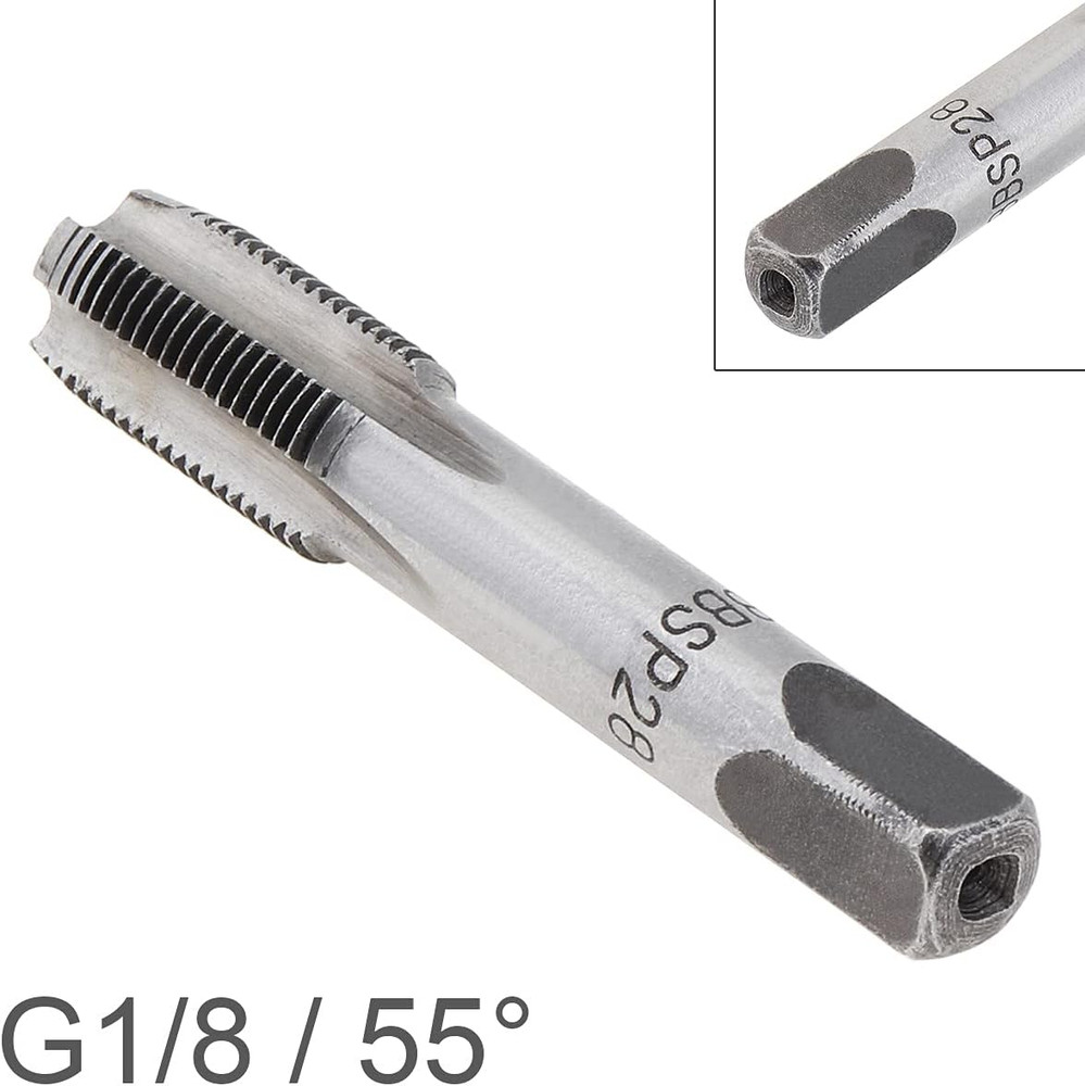 1/8" BSP Thread Forming Taps, G1/8 BSP Pipe Taps Threading Taps Tool for Clean/R