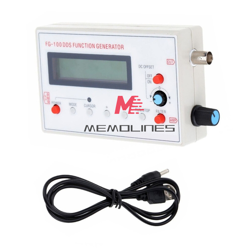 1HZ-500KHz DDS Function Signal Generator Sine+Triangle + Square Wave Frequency