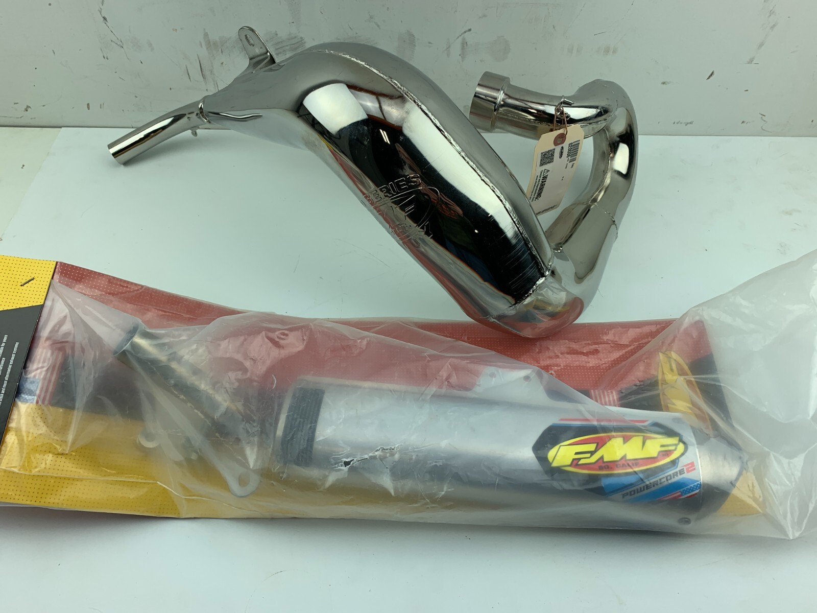 FMF Fatty Pipe & Powercore 2 Silencer Combo for 85-86 Honda ATC 250R